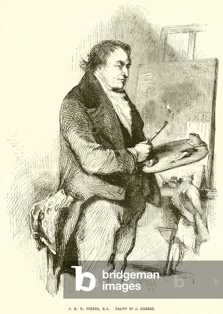 "J. M. W. Turner" di English School, b/w