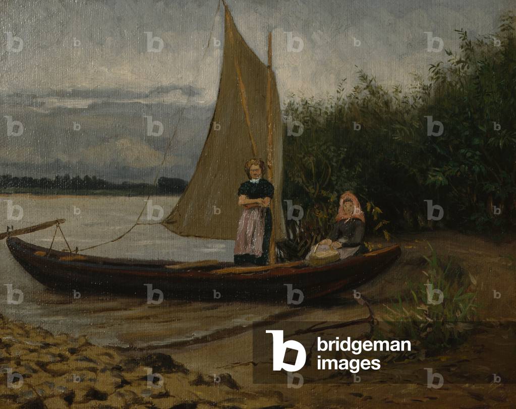 Image de Peinture représentant De l'Allemagne (huile sur toile), 19th Siècle par Olaf Isaachsen