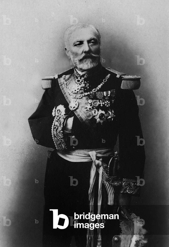 Der Vizeadmiral Hyacinthe Laurent Theophile Aube (Foto)
