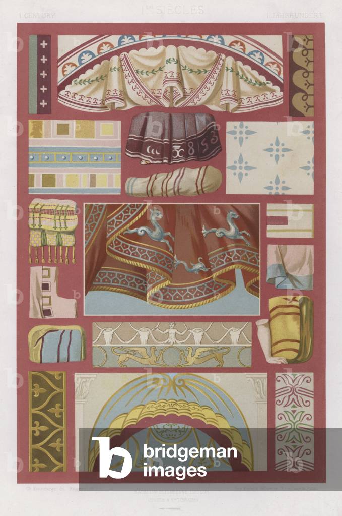 L'Ornement Des Tissus: I Secolo, Iers Siecles, I Jahrhundert (colore litico)