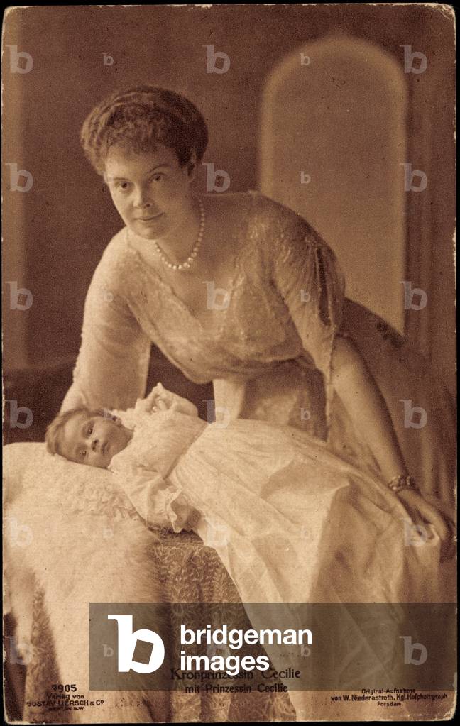 La Principessa ereditaria Cecilie con la figlia Liersch 7905