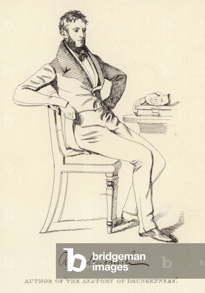 Portrait of Robert Macnish (engraving)
