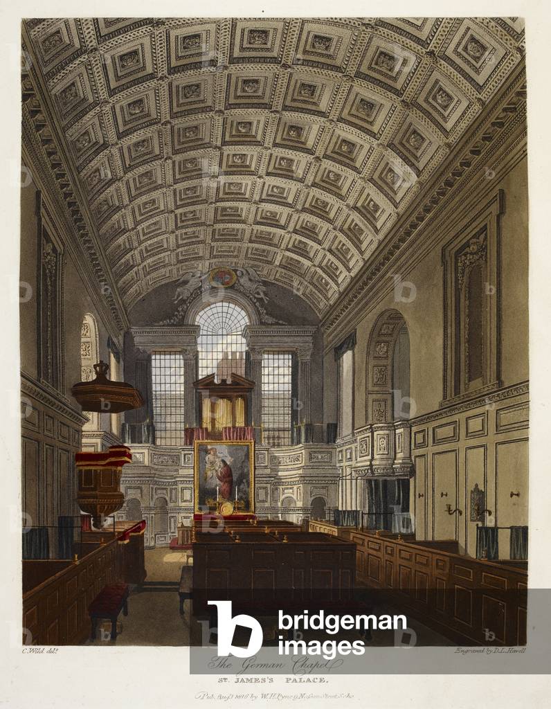 La chiesa tedesca, il Palazzo di San Giacomo.