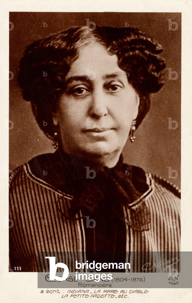 Portrait of George Sand by Unknown photographer