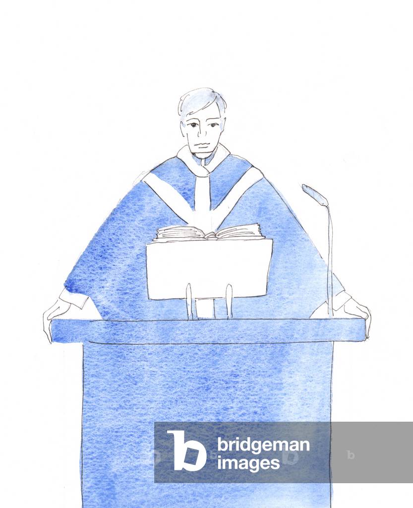 Immagine di Disegno "Tutto nella vita di un sacerdote dovrebbe impallidire nell'insignificanza quando si trova