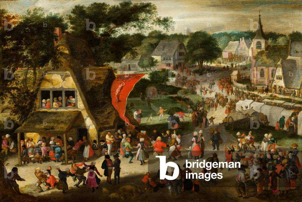 Bild von Gemälde "Messe am St. Sebastian's Day" 1598 von Jacob I Savery