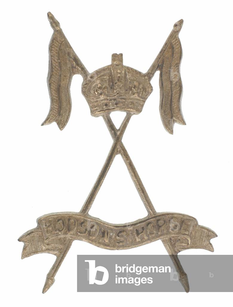 Mütze Abzeichen 4. Herzog von Cambridges Eigenes Hodsons Pferd, 1922-1947 (Metall)