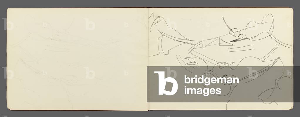 Pagina da un album di schizzi