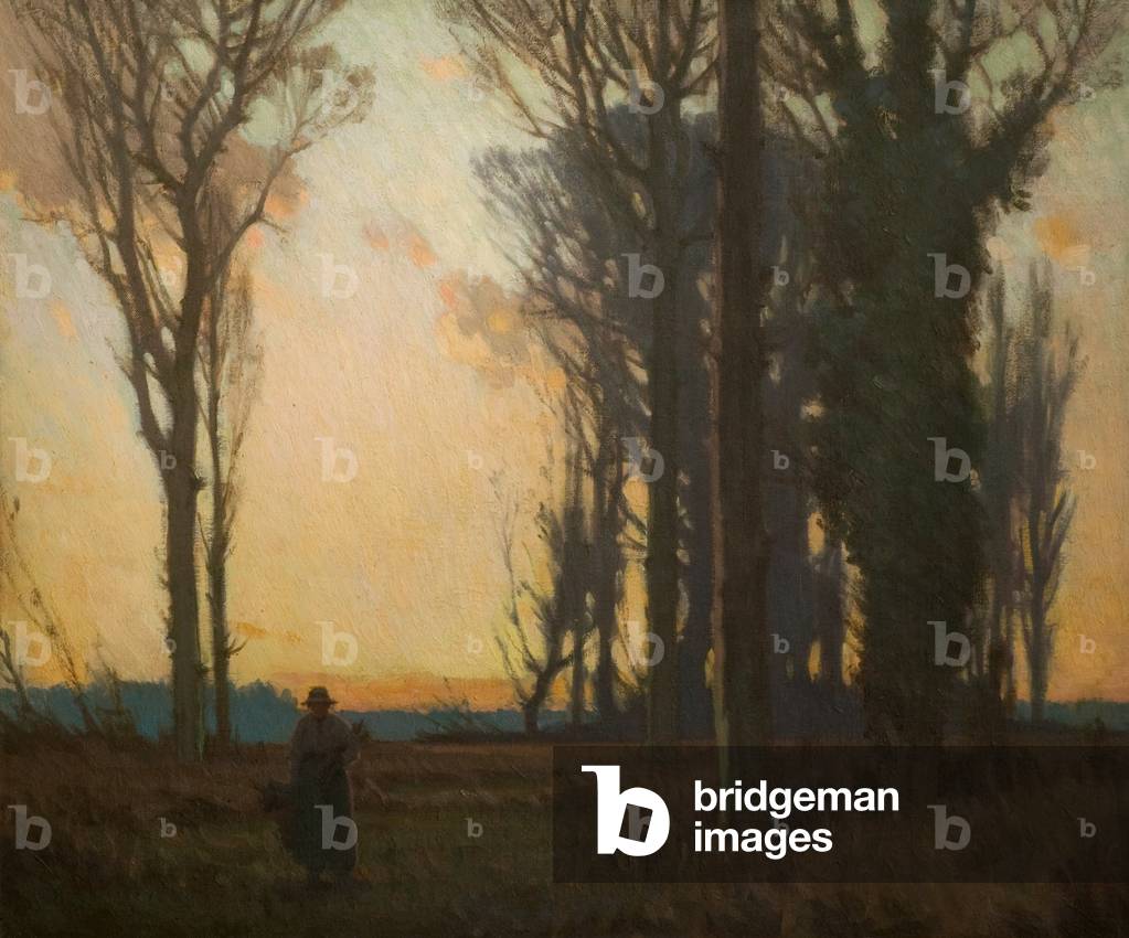 Bild von Druck "Herbstnachmittag (Öl auf Leinwand)" von William Knight