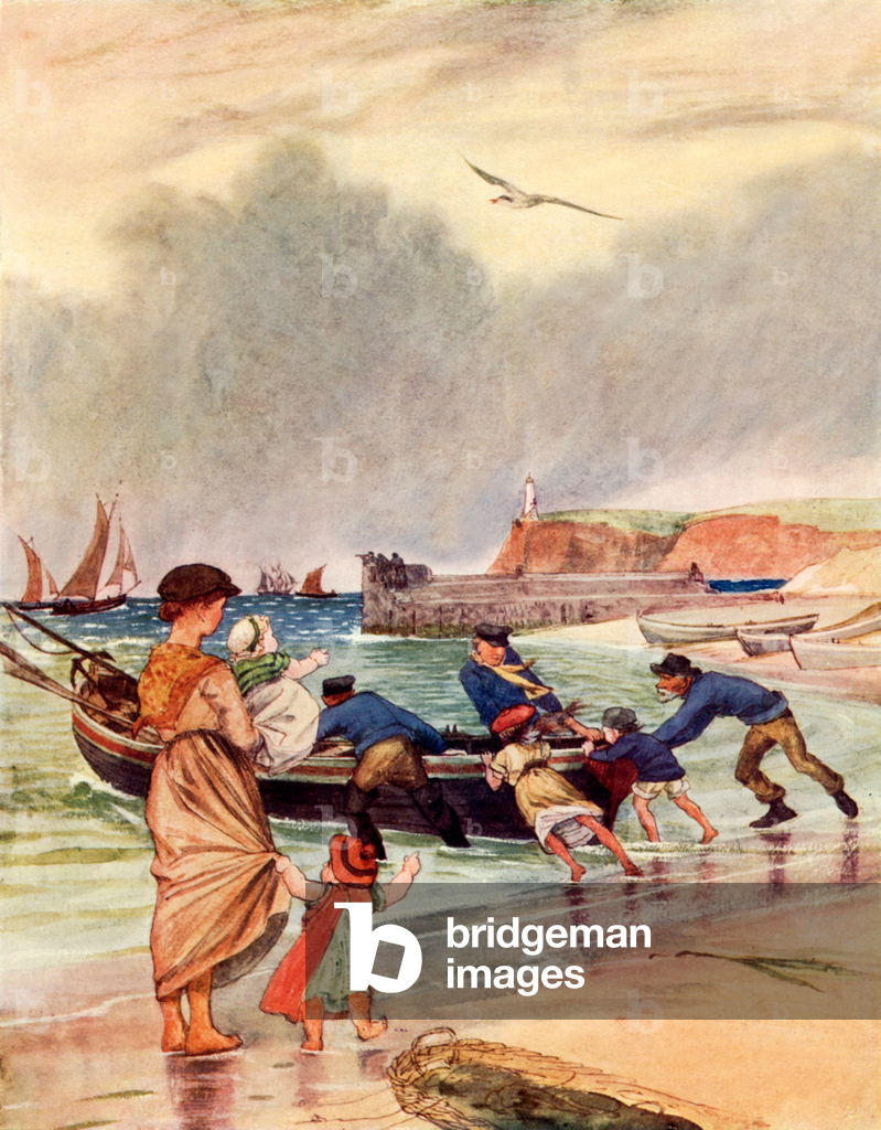 Image of Print depicting If you cannot on the Ocean (colour litho) 1901 by 9th Earl of Carlisle Howard