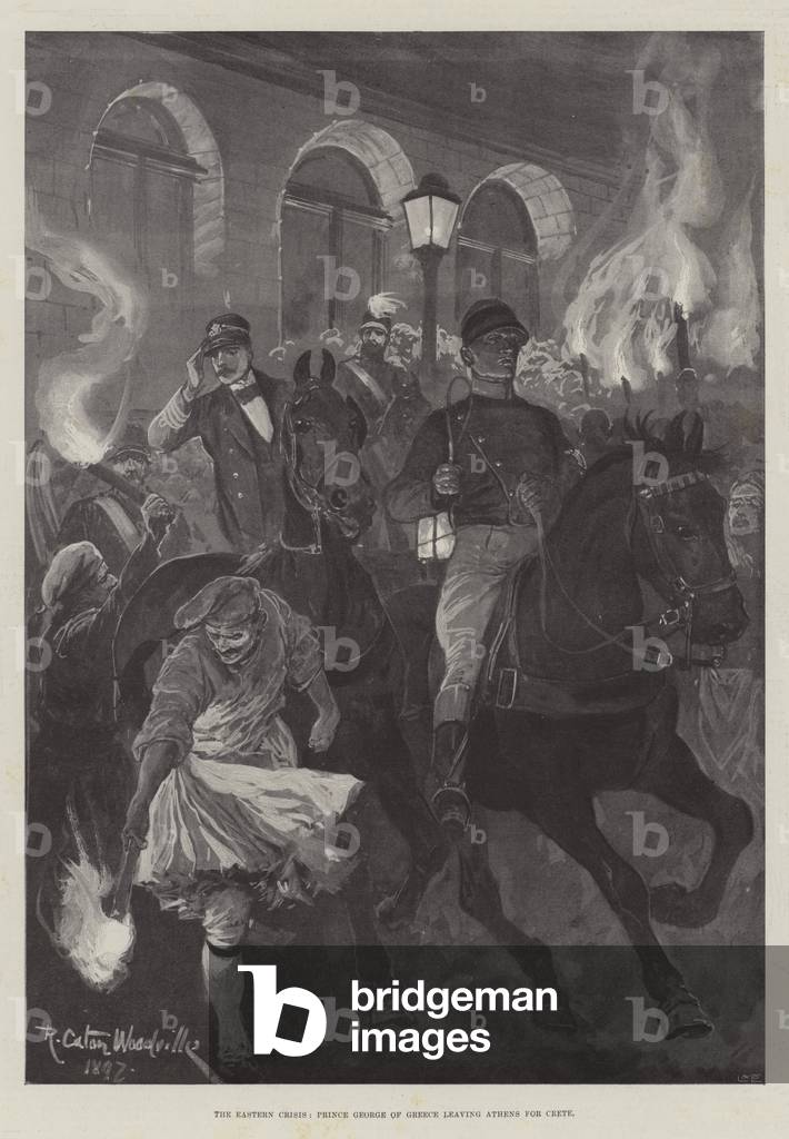 "Die Ostkrise" 1897 von Richard Caton II Woodville