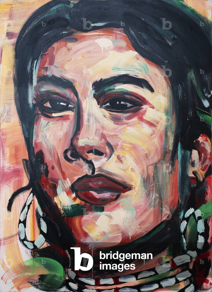 Image of Painting depicting Sacagawea 2017 by Keli Lucas