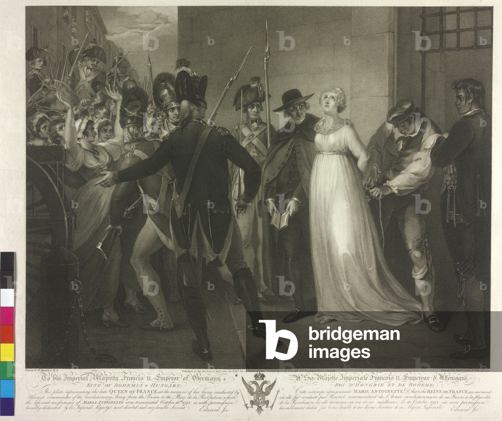 Image of Engraving depicting Marie Antoinette 1800 by Antoine Cardon