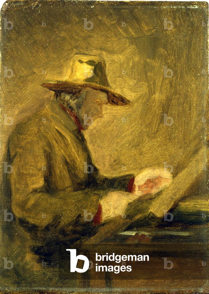 Ritratto di Daumier (olio su pannello)