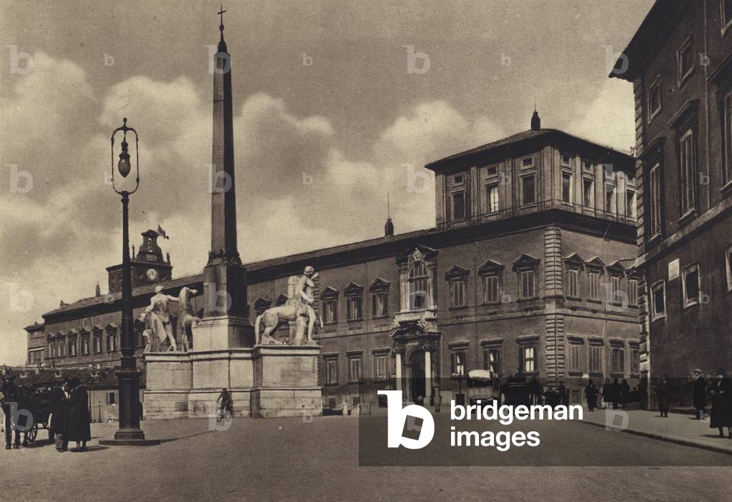 Immagine di Fotografia "Roma: Palazzo del Quirinale (foto b/n)" di Italian Photographer