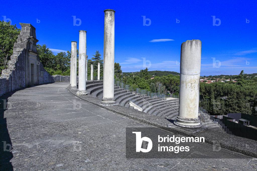 Image of The theater built during the 1st century AD and restored by ...