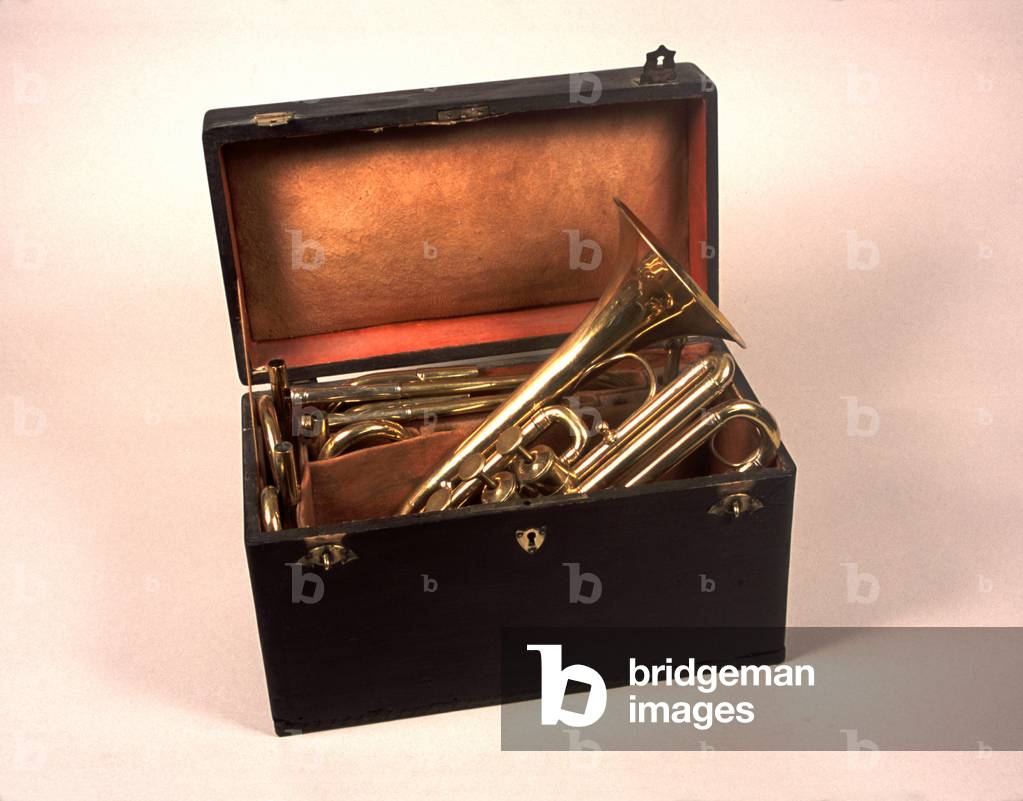 Cornet dans un étui