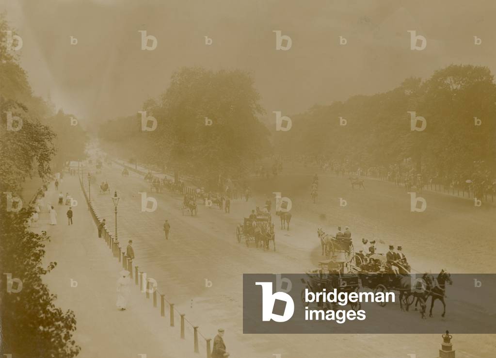 "Hyde Park" 1801 di English Photographer, b/w