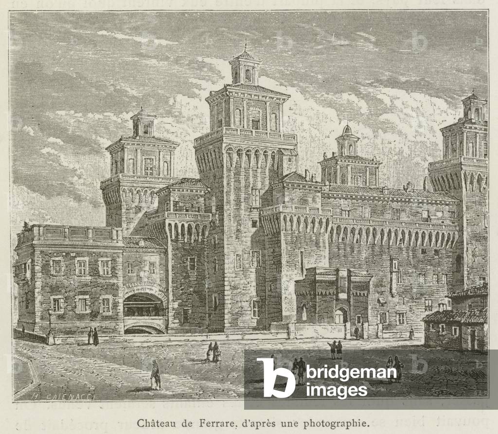 Chateau de Ferrare (incisione)