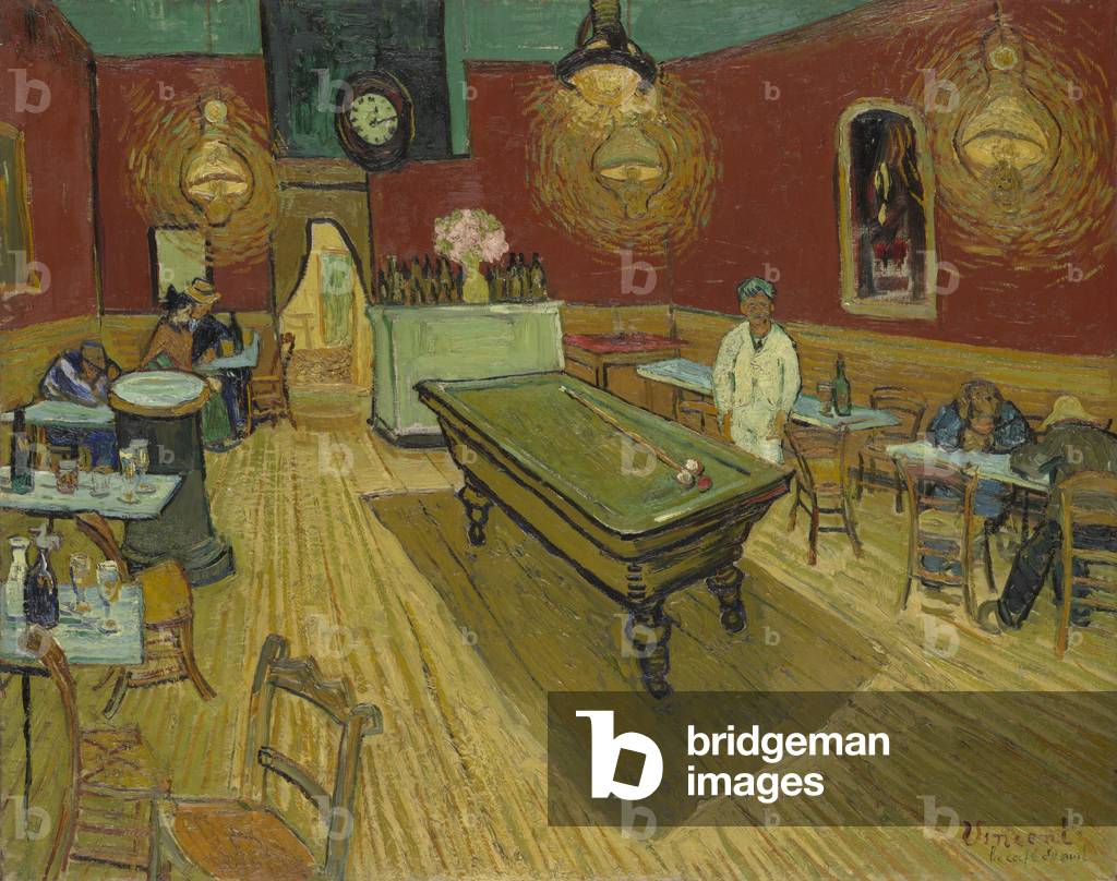 Image of Painting depicting The Night Cafe, 1888 by Vincent van Gogh