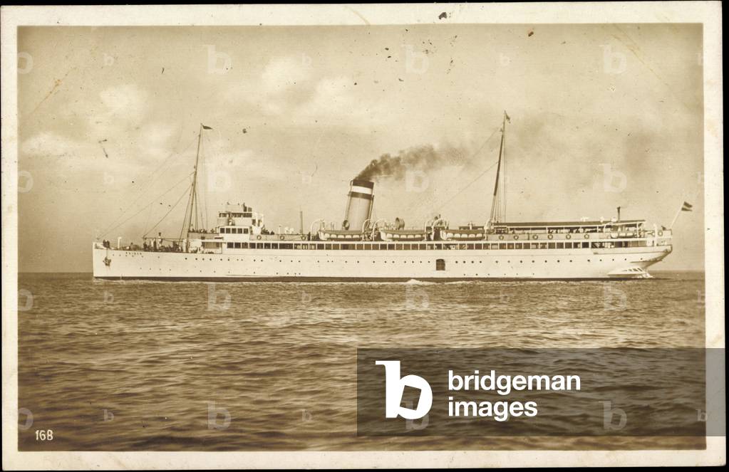 Bild von Druck "HAPAG Seebäderdienst", b/w