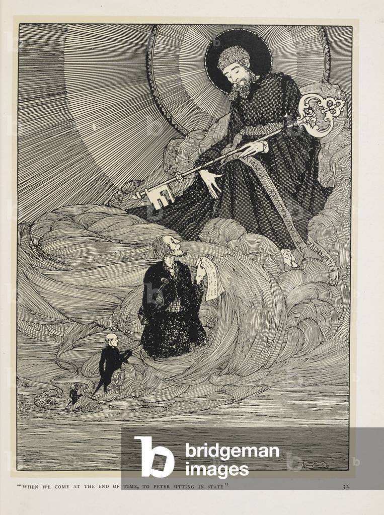 Il violinista di Dooney. «Quando arriviamo alla fine dei tempi,
 a Peter seduto in stato»