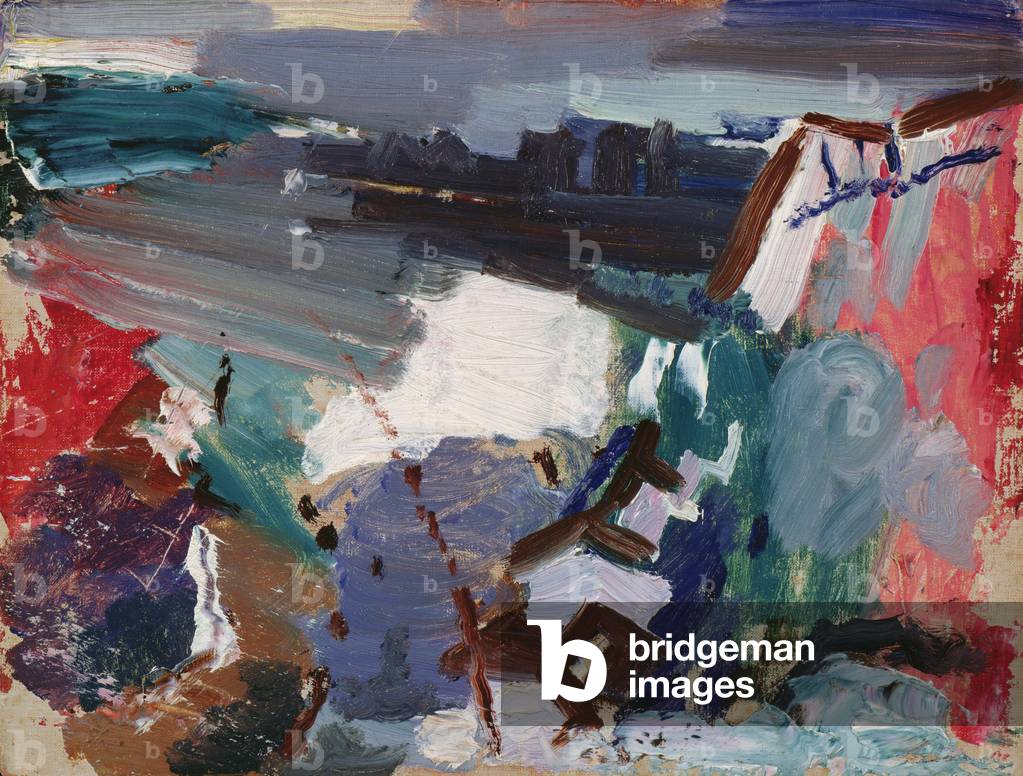 Nr. 5, Weehawken Serie, um 1910 (Öl auf Leinwand Bord)