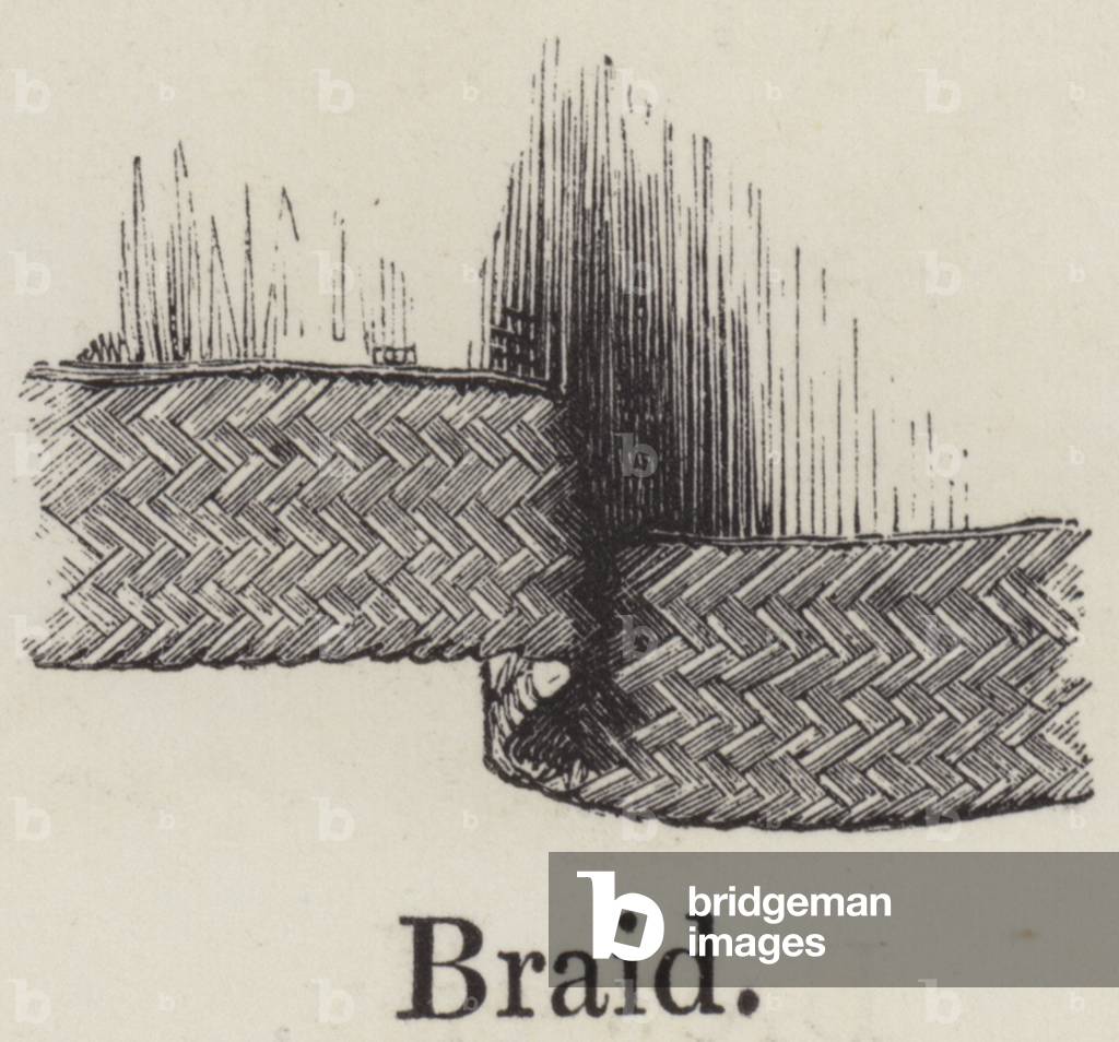 Tresse (gravure) par English School