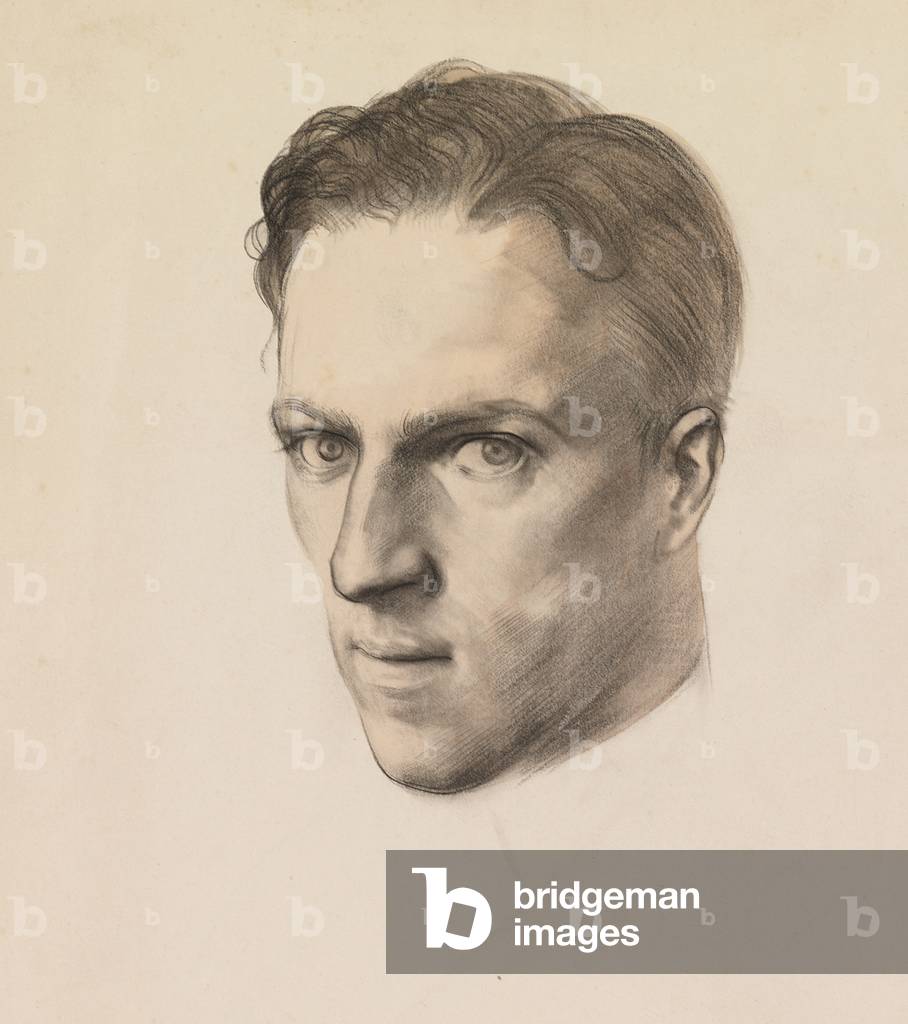 Autoportrait 1916 par Alfred Kingsley Lawrence