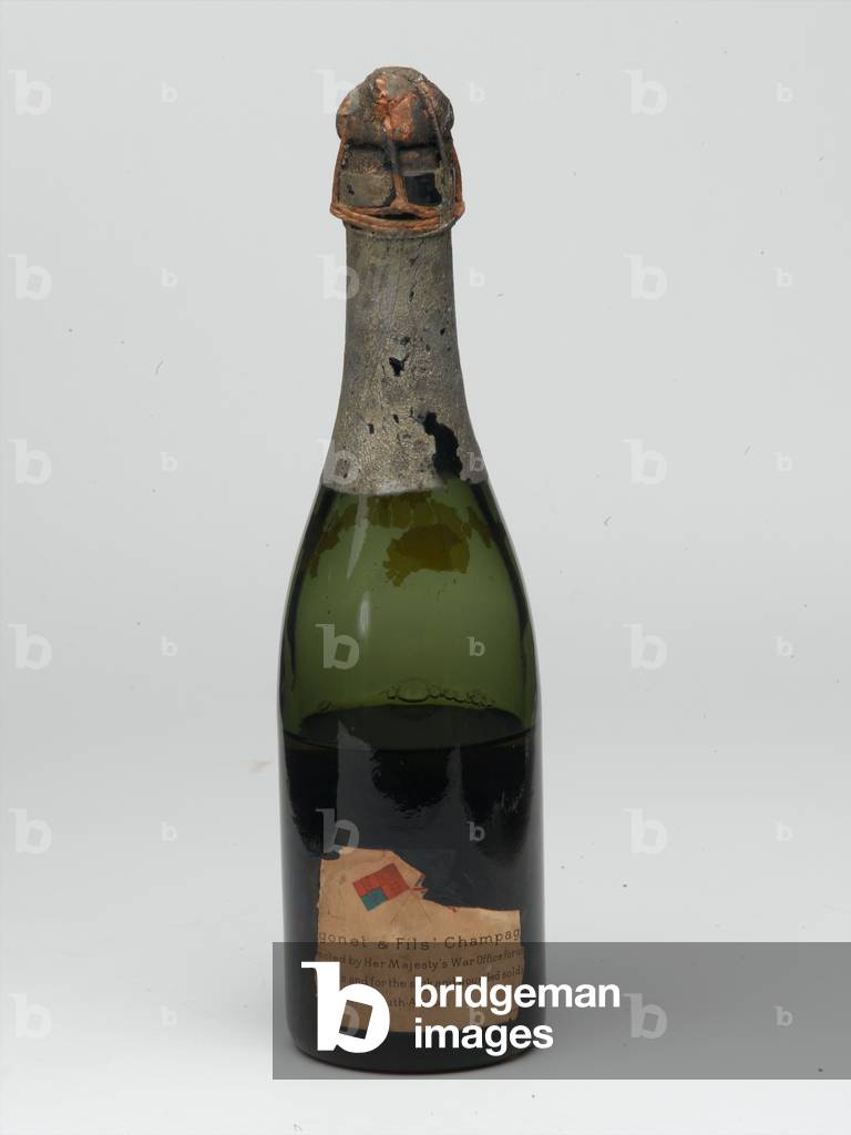 "Halbe Flasche Dagonet et Fils Champagne" 1900 von French School