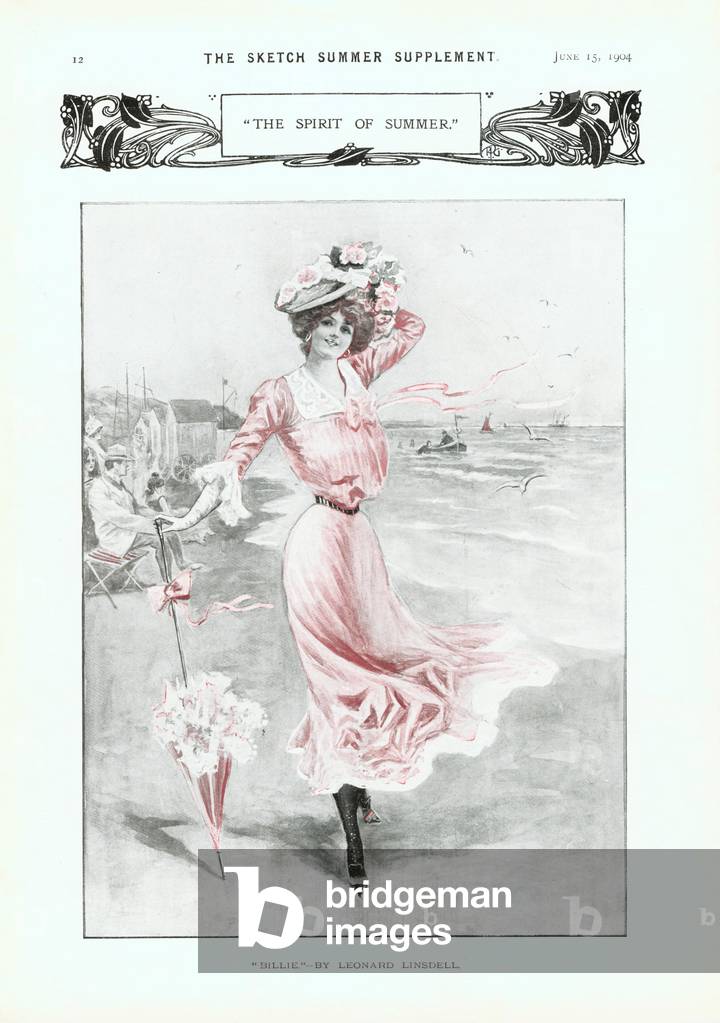 Immagine di Stampa "vacanze spiagge mare donne" 1900