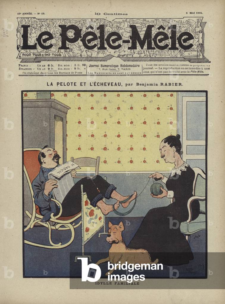 La pelote et l'echeveau (color litho)