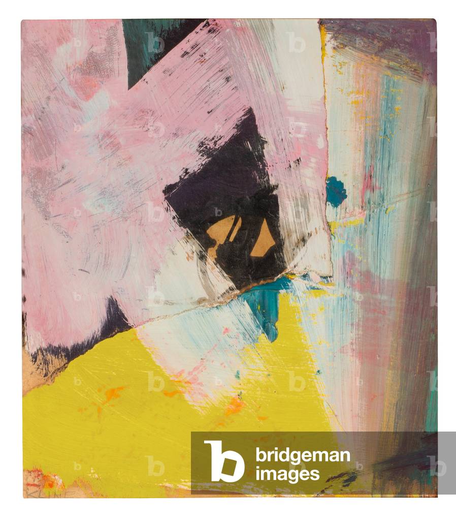 Black Angle with Yellow by Franz Kline