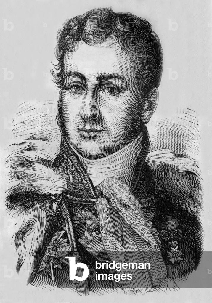 Jules de Polignac, XIX secolo (incisione)