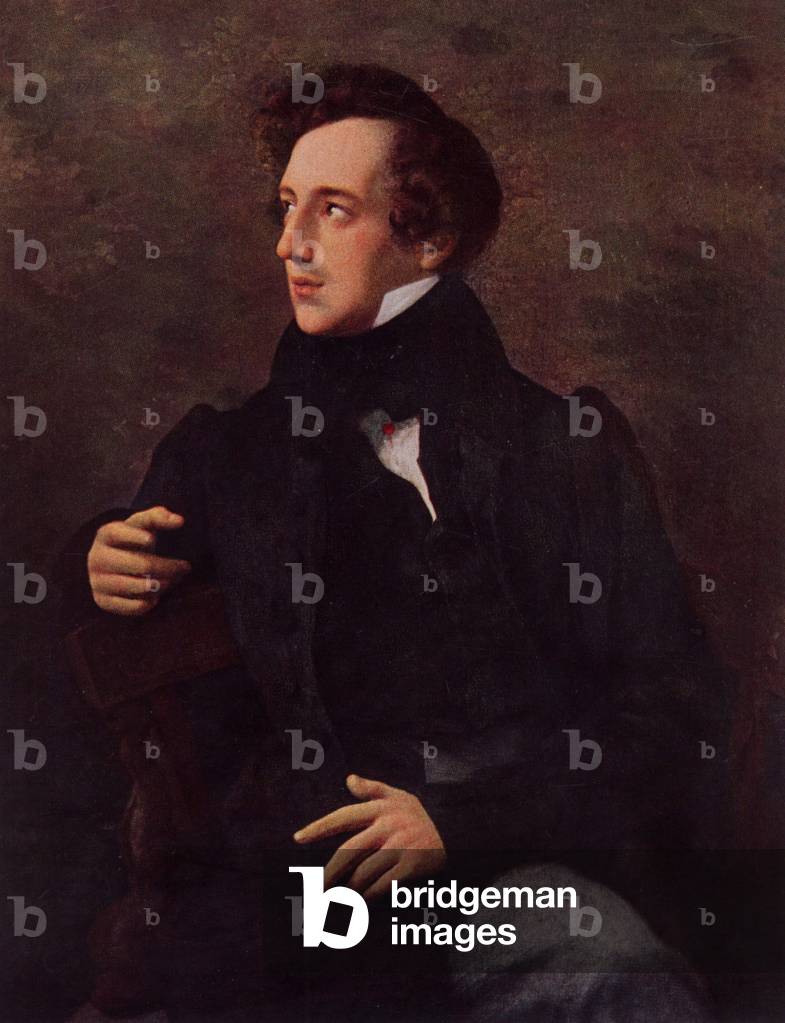 Portrait of  Felix Mendelssohn