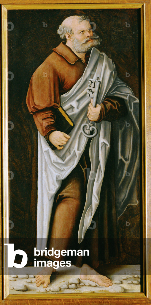 Image of Painting depicting Saint Peter … by Lucas the Elder Cranach