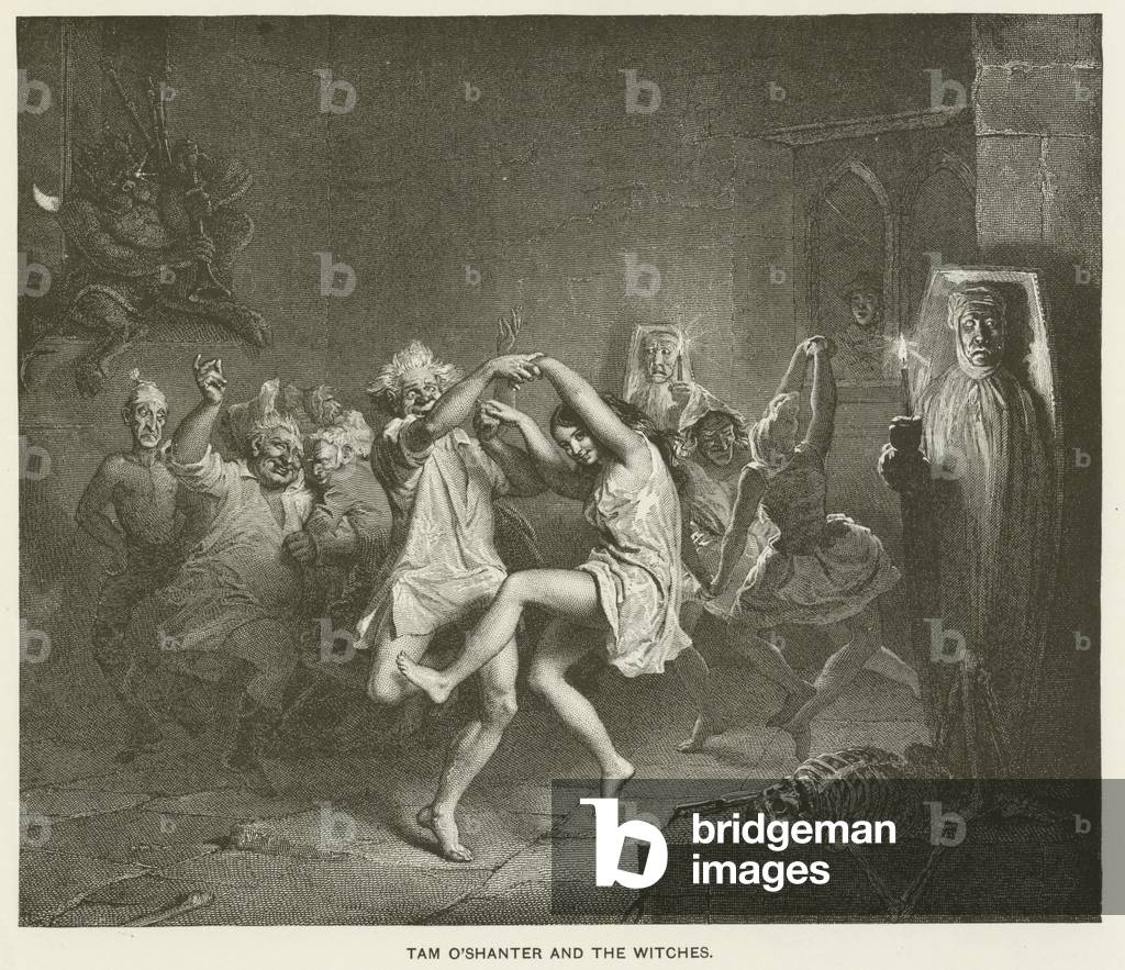 Tam O'Shanter e le streghe (incisione)