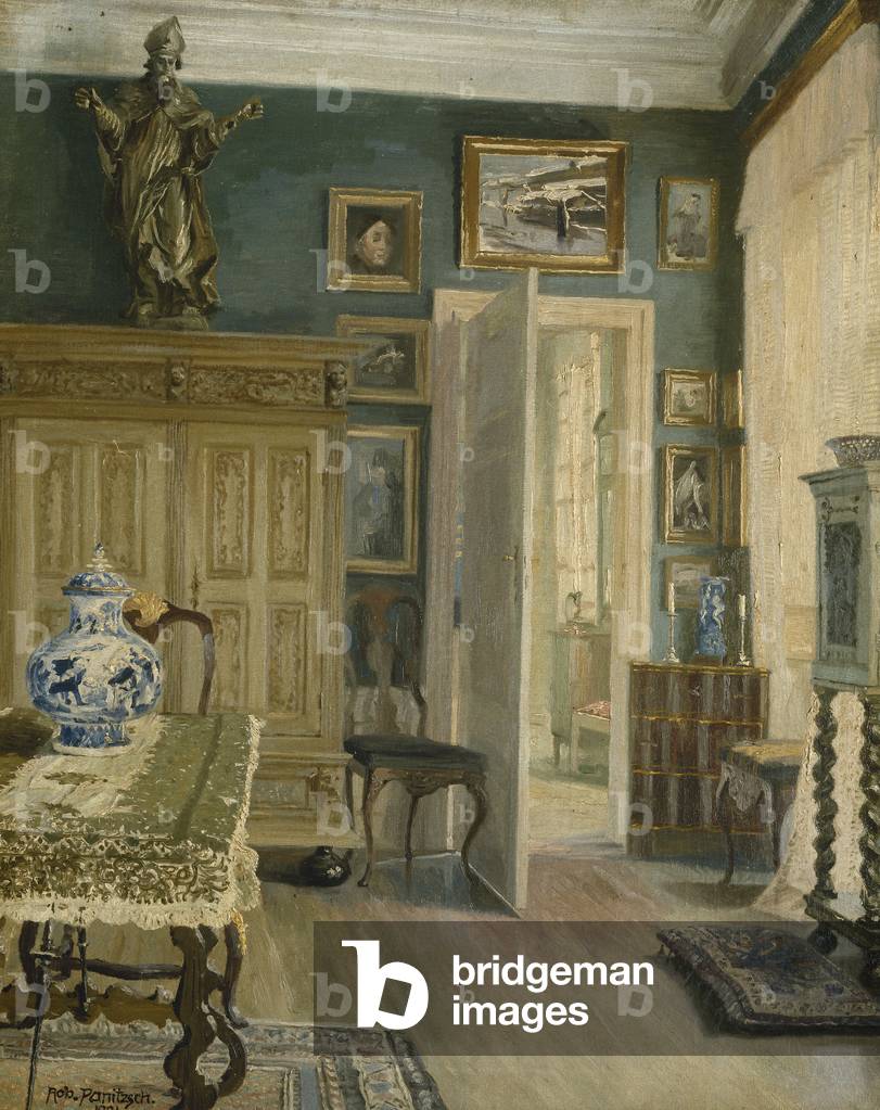 Immagine di Dipinto "Un interno", 1921 di Robert Panitzsch