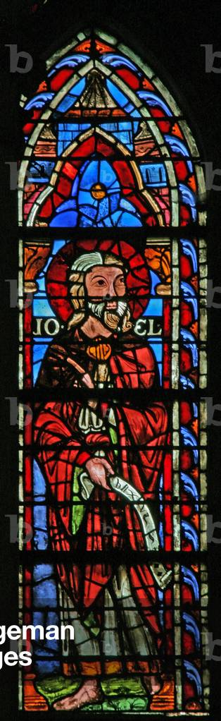 Window w103 depicting Joel (stained glass) by French Artist