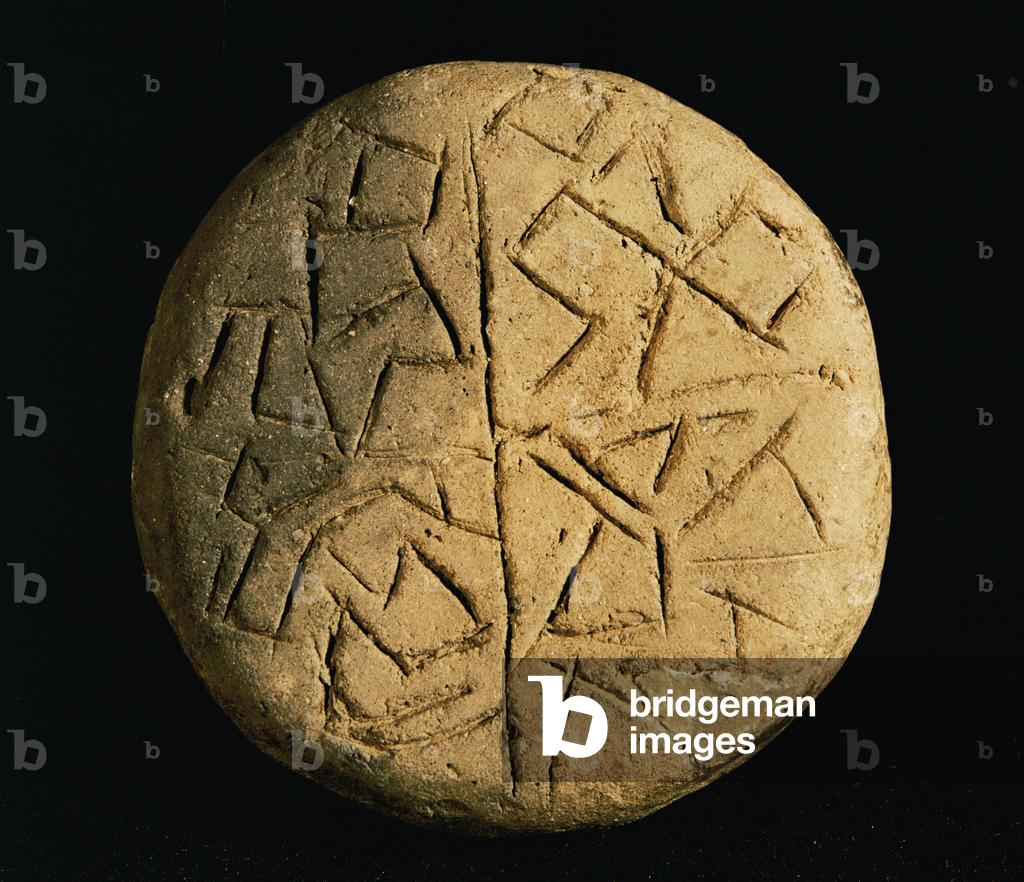 Stempeln aus Steingut