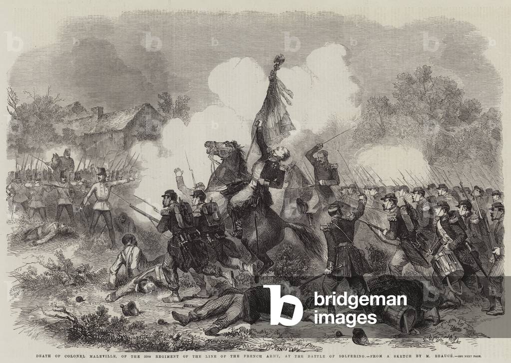 "Tod von Oberst Maleville" 1801 von French School