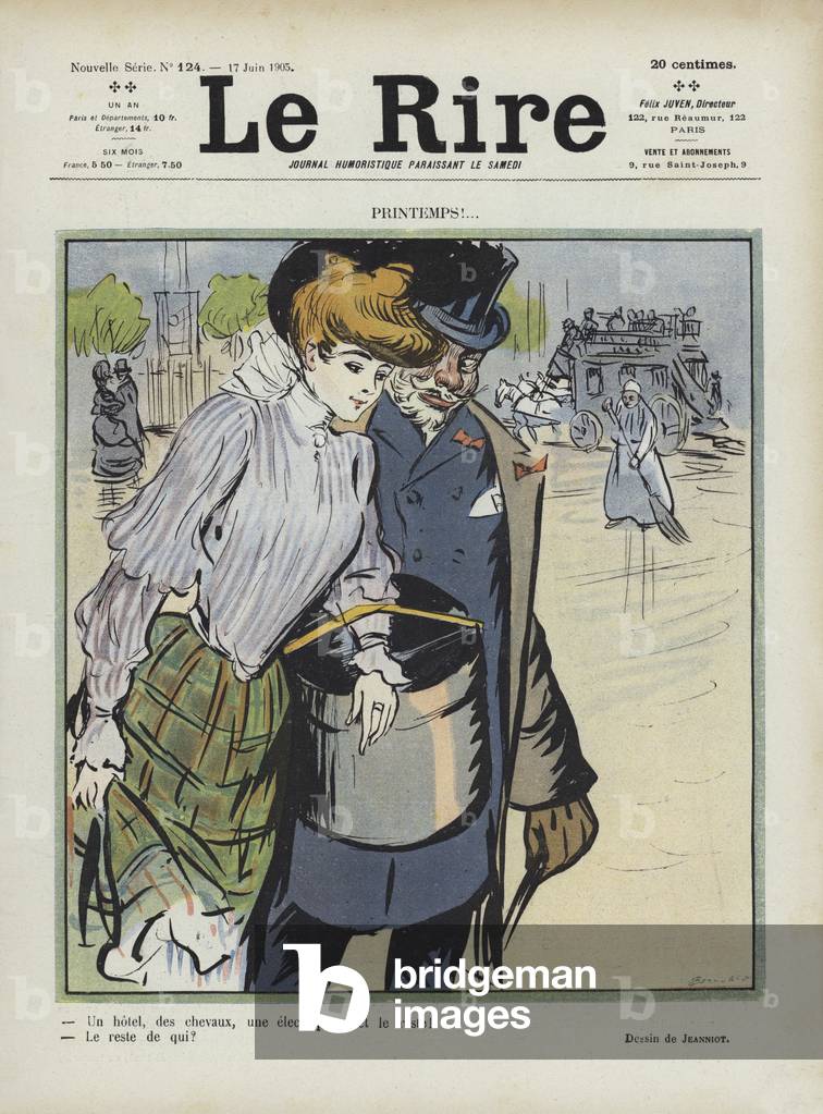 Illustrazione per Le Rire (color lito)