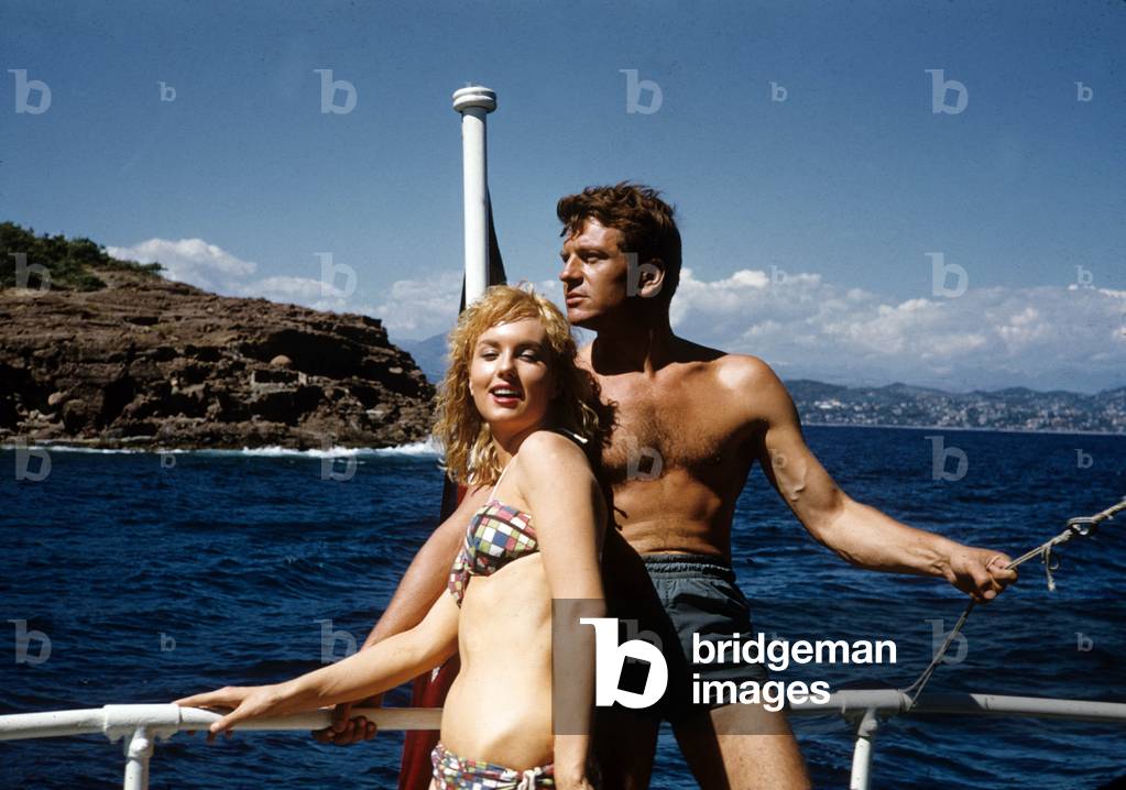 Une manche et la Belle de HenriverNeuil avec Mylene Demongeot et Henri Vidal 1957 (pres de Nizza Costa Azzurra