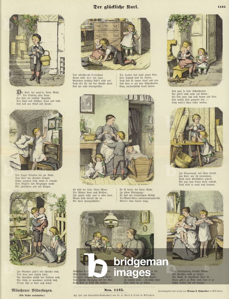 Lucky Karl (incisione colorata)