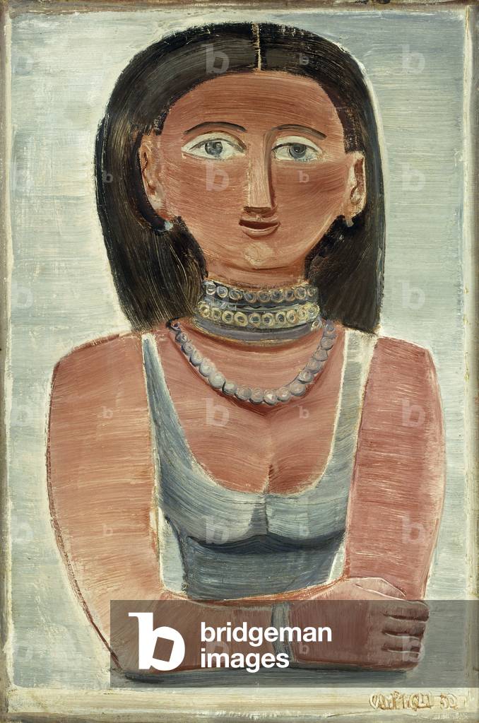 Busto, 1950 (öl auf leinwand)