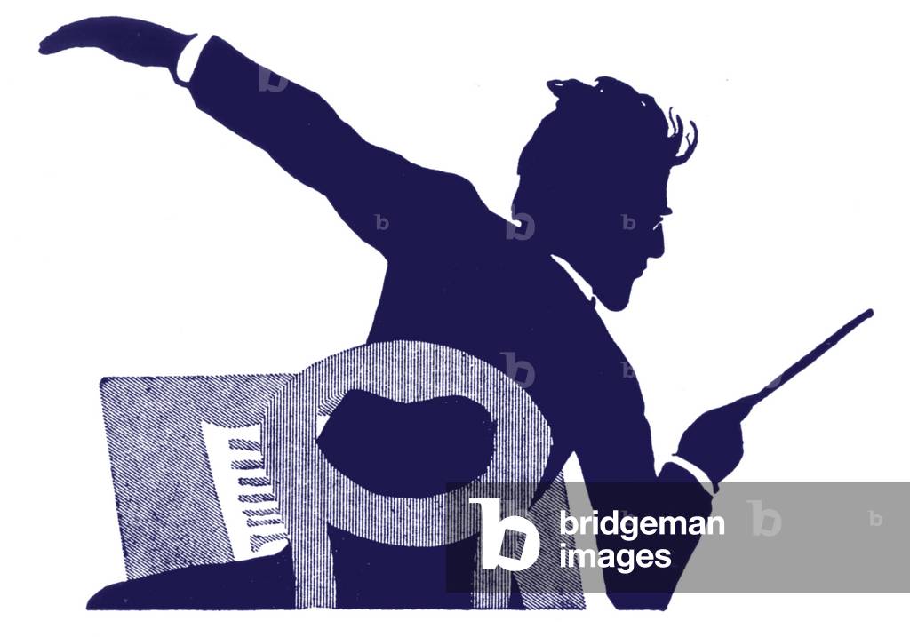 MAHLER Gustav  conducting by Willi Nowak, b/w