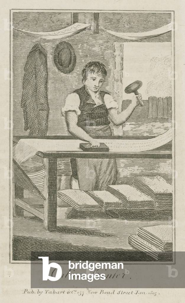 "Calico Drucker (Gravur)" von English School