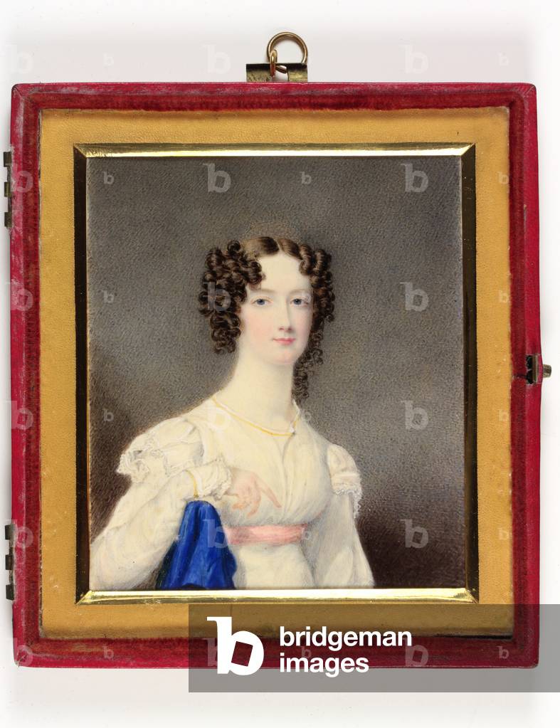 Eine junge Dame nannte eine Tochter des 4. Herzog von Portland (Emaille)