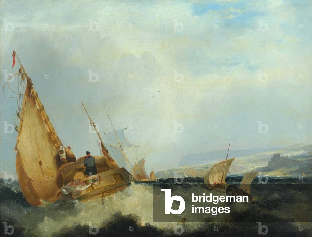 Spedizione off il isola di Wight (olio su tela)