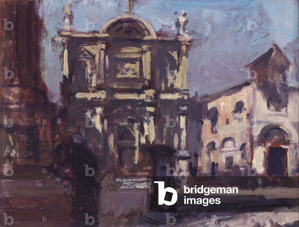 Image of Painting depicting San Rocco 1972 by Bernard Dunstan